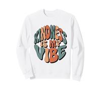 Kindness Is My Vibe Retro Groovy Sweatshirt