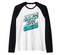 Kindness is So Gangster, Inspire Peace & Love, Compassion Raglan Baseball Tee