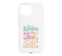 Kindness Is The New Cool Positive Vibes Hippie Retro Case for iPhone 15