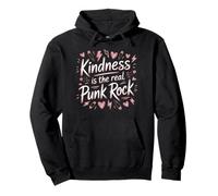 Kindness Is The Real Punk Rock Motivational Social Justice Pullover Hoodie