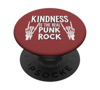 Kindness Is The Real Punk Rock Music Rocker Social Justice PopSockets Adhesive PopGrip