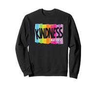 Kindness Matters, Bright and Bold Positive Message Design Sweatshirt