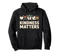 Kindness Matters Peace Dove Heart Hands Symbols Pullover Hoodie