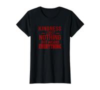 Kindness Means Everything Value Graphic T-Shirt, Women, Black, M