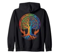 Kindness Peace Equality Love Inclusion Hope Diversity Zip Hoodie