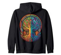 Kindness Peace Equality Love Inclusion Hope Diversity Zip Hoodie