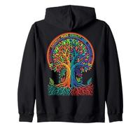 Kindness Peace Equality Love Inclusion Hope Diversity Zip Hoodie