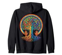Kindness Peace Equality Love Inclusion Hope Diversity Zip Hoodie