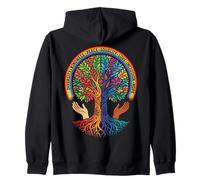 Kindness Peace Equality Love Inclusion Hope Diversity Zip Hoodie