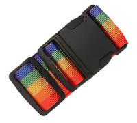 KINDOYO Luggage Straps - Rainbow Colors, 1 Piece, 90-165cm/35.4-65 inch, Polypropylene, Quick Release Buckle, Suitable for Suitcases & More
