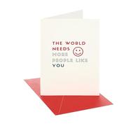 Kindred | Blank Greeting Card for All Occasions | For All Occasions | Thank you, Birthday, Congralutations | Her/Him | The World Needs More People Like You Design | With Envelope | 12.7 x 17.8 cm