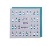 Kindred | Cheers Beer Birthday Card | Happy Birthday Gifts | Her/Him | With Envelope | 146 x 146 mm