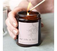 Kindred Fires My Life is Full Affirmation Mindfulness Candle Sleep Blend - Natural Essential Oils Large - 190g
