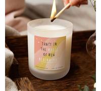 Kindred Fires Trust in New Beginnings Uplifting Affirmation Candle Tranquility Standard - 160g