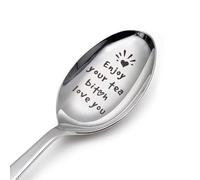 Kindred Friendship Gift Love Spoon,Lovely Funny Stainless Steel Engraved Spoon,Coffee,Tea Spoon,Personalised Gift for Girlfriend,Daughter,Girlfriend,Mum,Lover