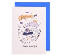 Kindred | Goodbye Card | Condolences/Bereavement | Her/Him | Bon Voyage Design | With Envelope | 12.7x17.8cm