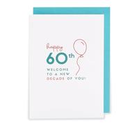 Kindred | Happy 60th Birthday Card | Happy Birthday Gifts | Her/Him | With Envelope | 133 x 184 mm