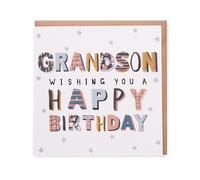 Kindred | Happy Birthday Card for Grandson | With Envelope