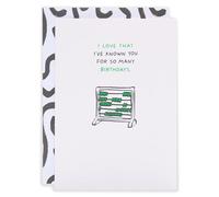 Kindred | Known You For So Many Birthdays Card | Happy Birthday Gifts | Her/Him | With Envelope | 133 x 184 mm