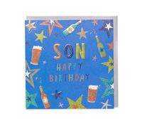 Kindred | Son Happy Birthday Card | Happy Birthday Gifts | Him, Boys, Men | With Envelope | 165 x 165 mm