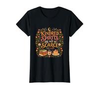 Kindred Spirits are Not So Scarce Positive Inspiring Quote Value Graphic T-Shirt, Women, Black, M