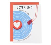 Kindred | Valentine's Day Card for Boyfriend | I Love You Presents | Him, Boys, Men | With Envelope | 12.7cm x 17.8cm