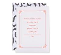 Kindred | Words That Sound Dirty Birthday Card | Happy Birthday Gifts | Her/Him | Funny Design | With Envelope | 133 x 184 mm