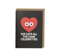 Kindred X David Olenick - We Hate The Same Celebrities - Valentines Card