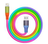 KINDRM iPhone Charger Cable, [Apple MFi Certified] 3ft Colorful Gradual USB A to Lightning Charger Cable Nylon Braided Fast Charging Data Cord for iPhone 14 13 12 11 Pro Max XR XS X 8 7 6 Plus More
