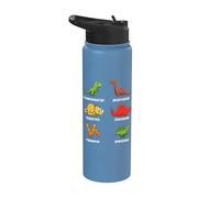 Kinds of Dinosaur Dino Triceratops Spinosaurus T-Rex Stainless Steel Insulated Water Bottle
