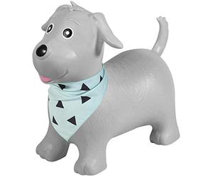 Kindsgut Bouncy Animal for Children, Discreet and Modern Colours, air Pump Included, Dog