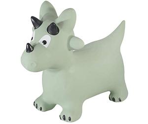 Kindsgut bouncy animal for children, Hopper, discreet and modern colours, air pump included, dino