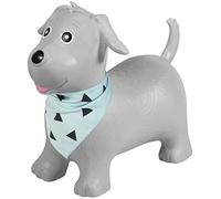 Kindsgut bouncy animal for children, Hopper, discreet and modern colours, air pump included, dog