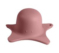 Kindsgut Cute Starfish Shape Shower Aid for Kids Silicone Shower Aid Elegant Design Shower Aid for Washing Hair Unisex BPA Free Dusky Pink