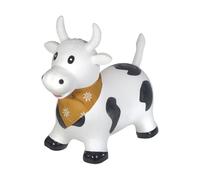 Kindsgut bouncy animal for children, Hopper, discreet and modern colours, air pump included, cow