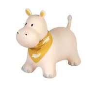 Kindsgut Inflatable Bouncy Animal and Ride-On Hopper Toy, Hippo