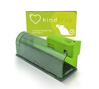 KindTrap - Humane Live Mouse Trap w/Smart Alarm - Use in Basement/Garage/Out of Sight -Pet Friendly