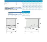 Kinedo KINESTYLE Pivot shower Door P, for corner installation, hinges on the right 900mm Transparent Glass