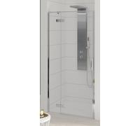 Kinedo KINESTYLE Pivot shower Door P, for niche installation, hinges on the left 1600mm Transparent Glass