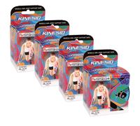 Kinesio Holding PKT95024-L Tex Performance+ Tape, 2" W x 5.5 yds L, Black (Pack of 4)