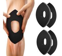 Kinesiology Tape, 10 Pcs Kinesiology Tape for Knees, Waterproof Elastic Sports Tapes Strapping for Injuries, Pain Relief Kinesio Tapes for Muscle Support for Shoulder, Knee, Ankle -Black