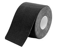 Kinesiology Tape, 5m Roll of Elastic Muscle Support Tape, Improves Blood Circulation, Waterproof and Latex Free for Exercise, Sports & Injury Recovery (Black)