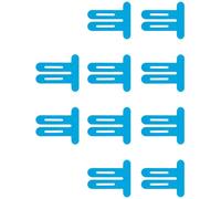 Kinesiology Tape Knee, 10 Pcs Waterproof & Elastic Knees Tapes for Knees Pain, Therapeutic Tape Provide Support and Stability to Muscle for Muscle Discomfort Relief (Blue)