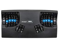 Kinesis KB600-UK Advantage2 Keyboard - Contoured Ergonomic UK Layout Keyboard Equipped with Cherry MX Brown Mechanical Key Switches and The SmartSet Programming Engine - Black