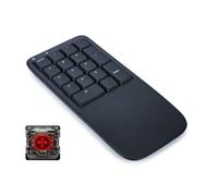 KINESIS Mechanical Keypad LP Numeric 10-Key for Mac & PC | Wired & Wireless Mode | Quiet Linear Mechanical Switches | Programmable | Ergonomic Palm Support | Backlit