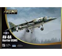 Kinetic 48072 McDonnell-Douglas AV-8A Harrier USMC 1:48 Plastic Model Kit