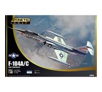Kinetic 48096 Lockheed F-104A/C Starfighter USAF 1:48 Plane Plastic Model Kit