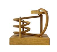 Kinetic Art Perpetual Motion Machine, Non Stop Rolling Ball, Stress Relief Cycle Device, Science Physics Gadget, Desktop Decoration Ornament, for Home and Office