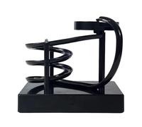 Kinetic Art Perpetual Motion Machine, Non Stop Rolling Ball, Stress Relief Cycle Device, Science Physics Gadget, Desktop Decoration Ornament, for Home and Office