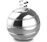 Kinetic Desk Toys, Full Body Optical Illusion Metal Stress Ball, Fidget Spinning Toy Anxiety ADHD ADD EDC Stress Relief Toys for Adults Kids